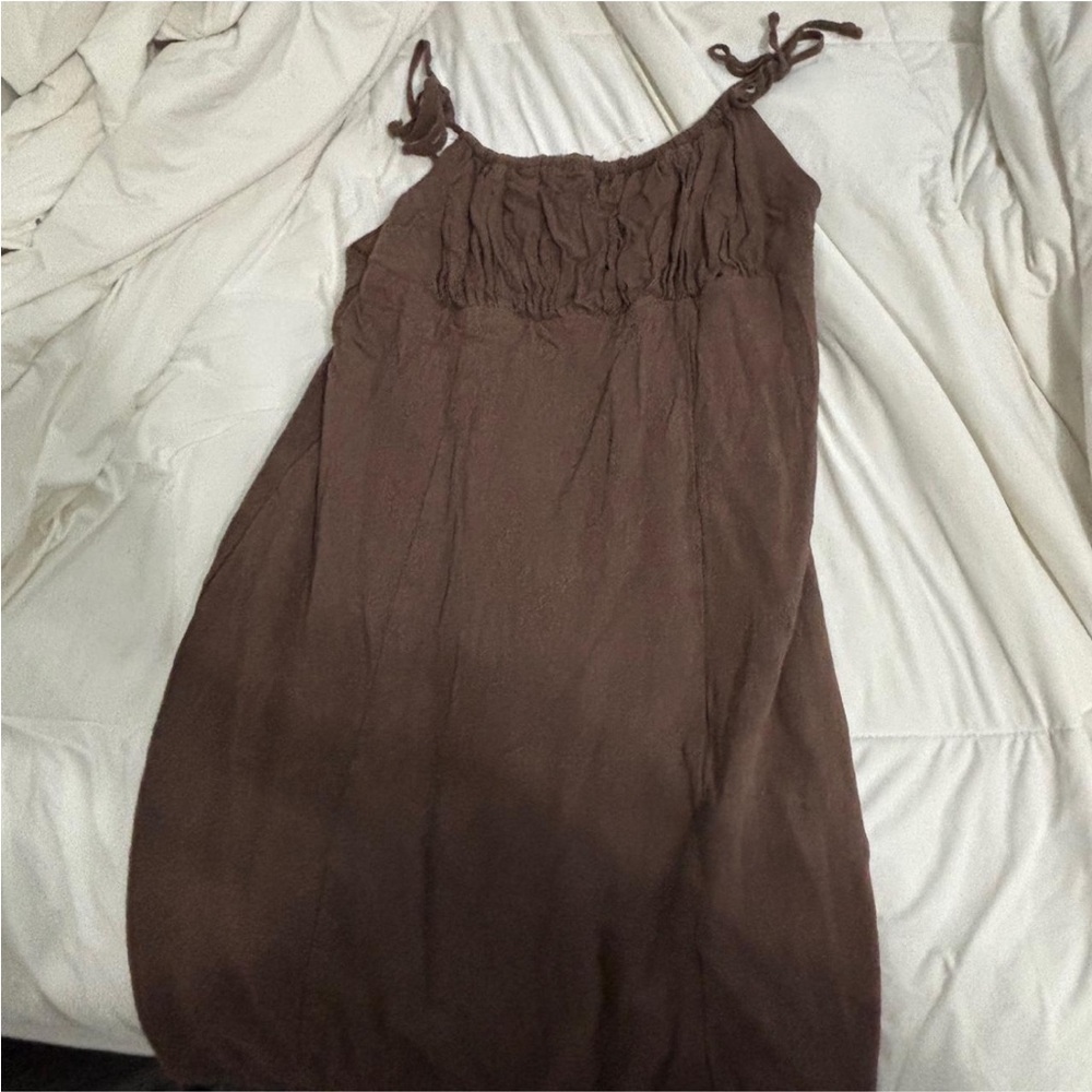 La Hearts Brown Mini Dress